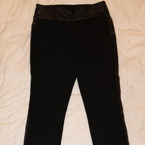 Express Black Leather Pants